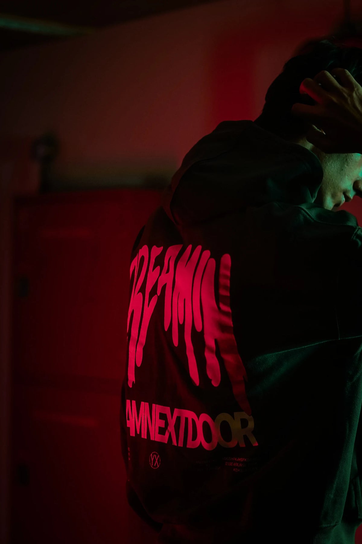 Raven Attire Daydreamer oversized hoodie in dark green