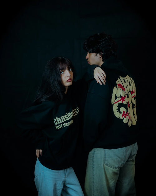 Raven Attire Driven oversized hoodie in black